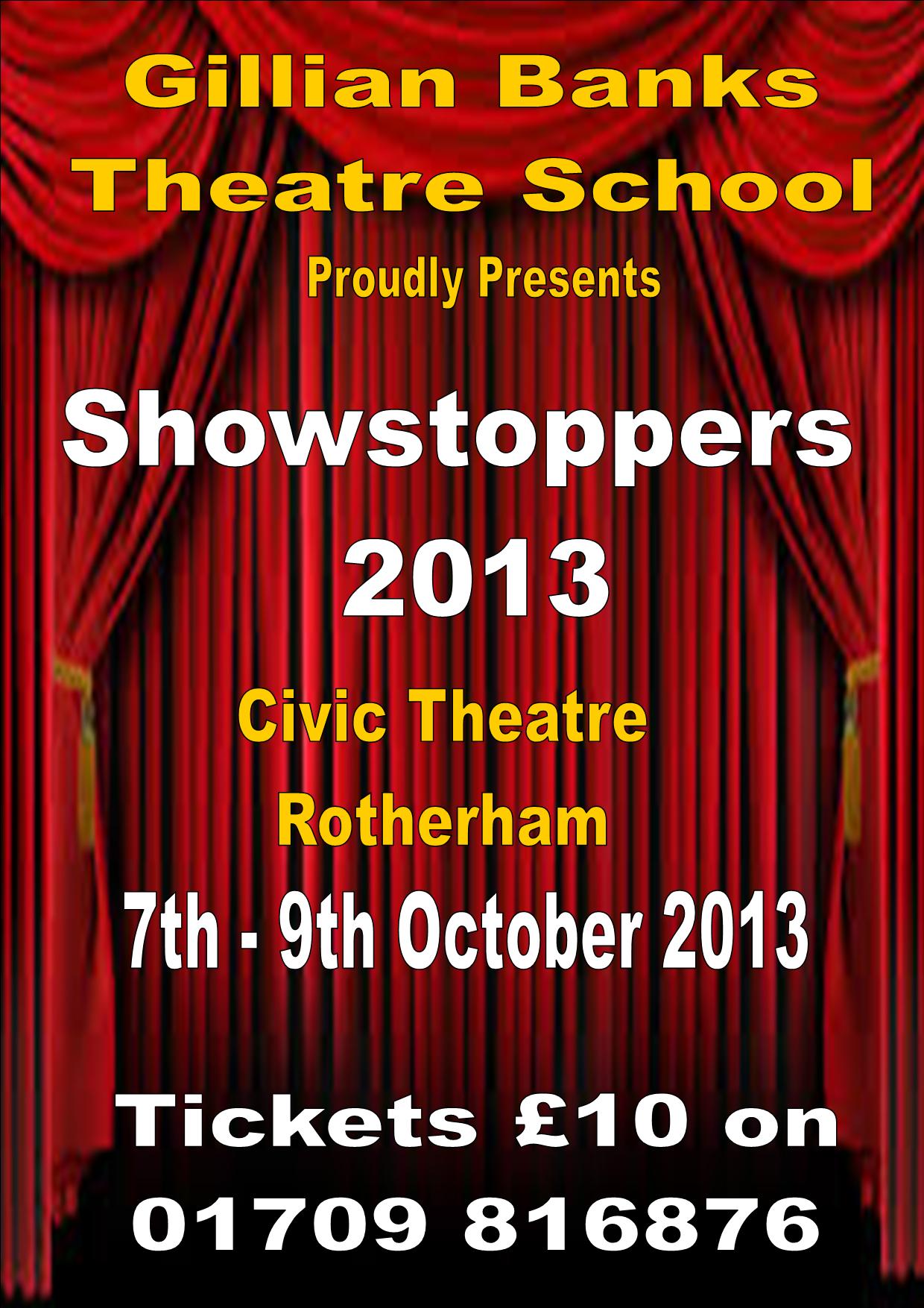 showstoppers poster 2013
